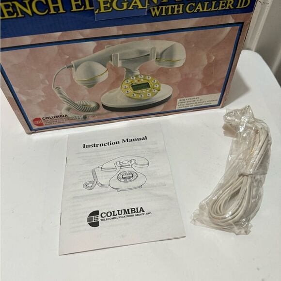 Vintage columbia French élégant phone FE-300CI Telephone - Picture 6 of 7